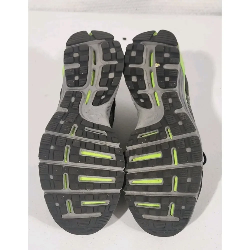 VTG Nike Anodyne DS Flywire Mens Black Neon Green Athletic Running Shoes Size 12